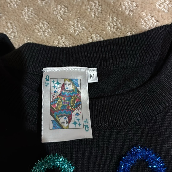 Queen of Sparkles Holiday Sweater - Picture 3 of 3